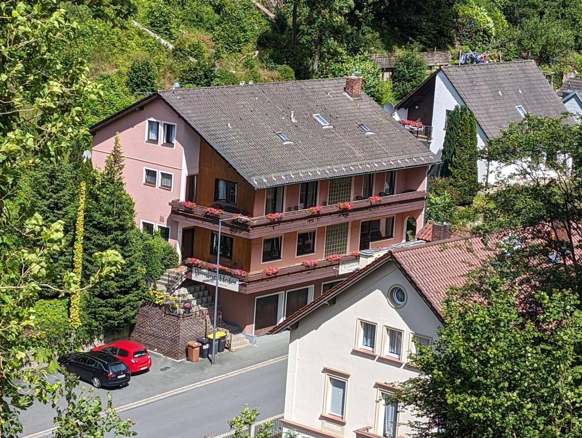 Pension Hofer Bad Berneck im Fichtelgebirge Buitenkant foto